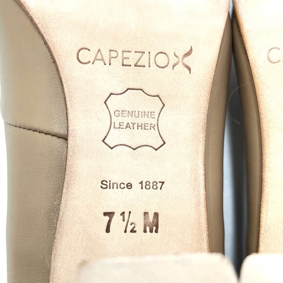 Capezio Womens Size 7.5 # 653 Manhattan Character Caramel Tan Dance Shoes Heels - Picture 13 of 15